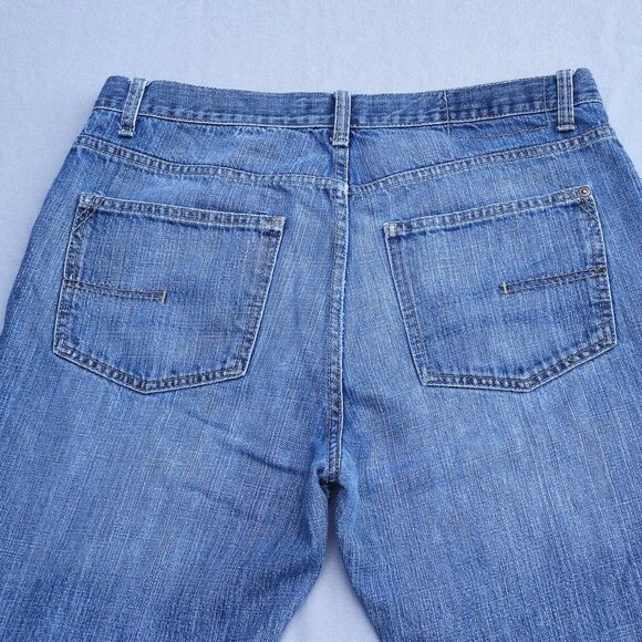 Calvin Klein Jeans men's size W33/L32 denim blue colour straight leg distressed - Picture 4 of 13